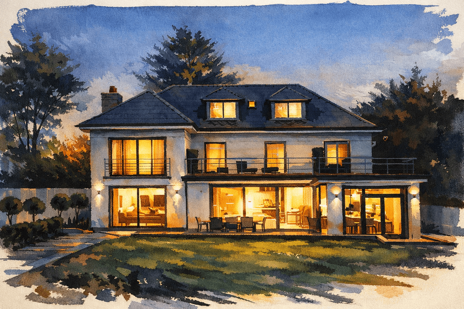 House sketch concept